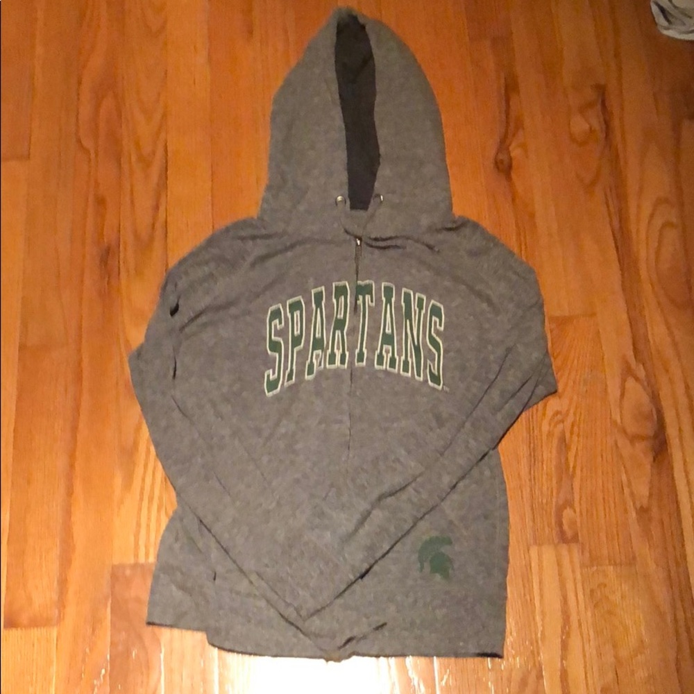 Michigan state zip up hoodie